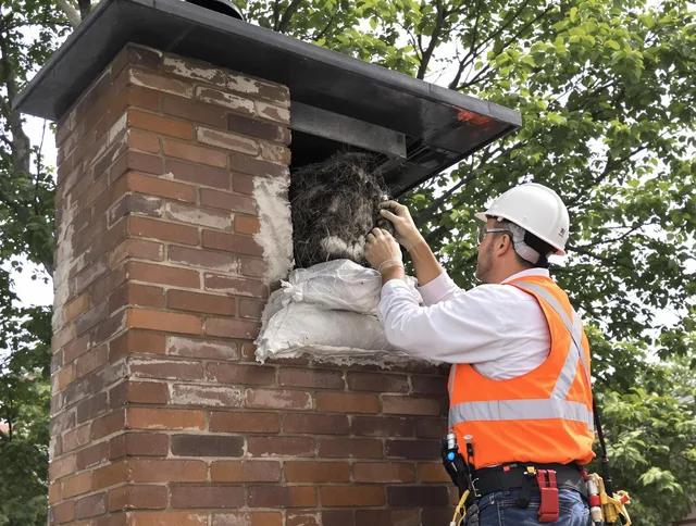 Humane removal of debris and animals by Compton Chimney Sweep in Compton, CA