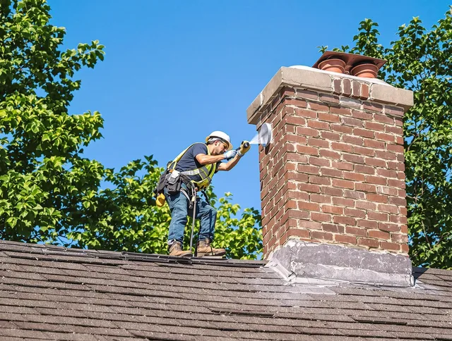 Compton Chimney Sweep performing an inspection with advanced tools in Compton, CA
