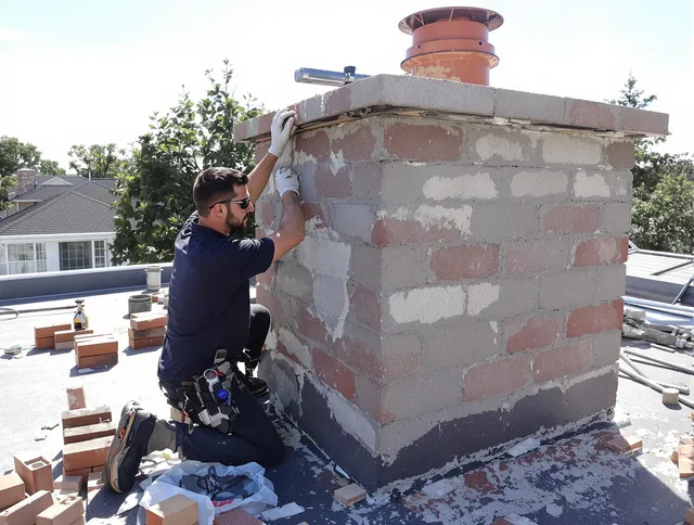 Advanced chimney repair process by Compton Chimney Sweep in Compton, CA