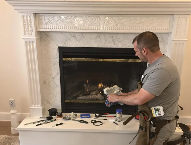 Compton Chimney Sweep performing fireplace maintenance in Compton, CA