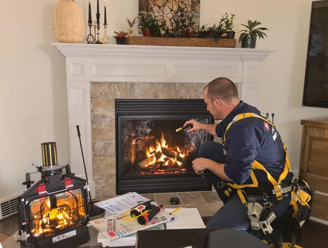 Safety-focused fireplace inspection by Compton Chimney Sweep in Compton, CA