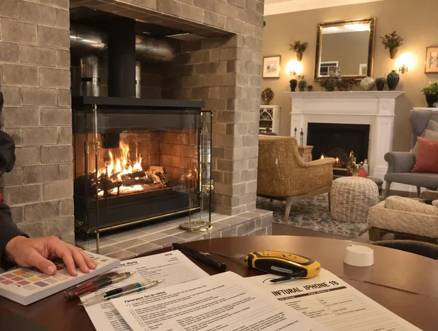 Compton Chimney Sweep verifying fireplace safety measures in Compton, CA